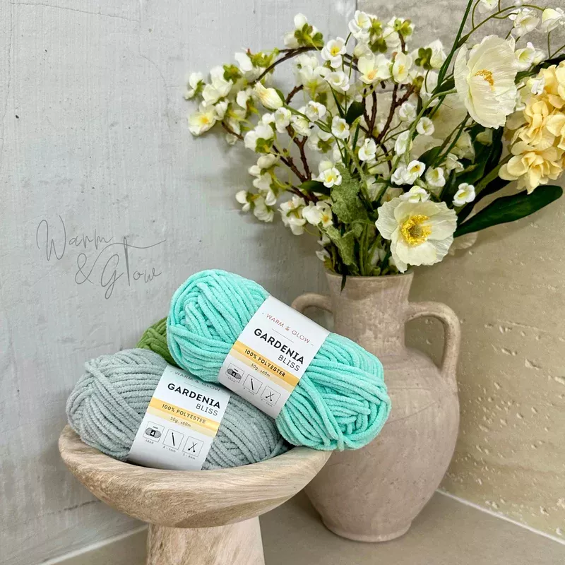 Warm & Glow – Gardenia Bliss | Aran Chenille Baby