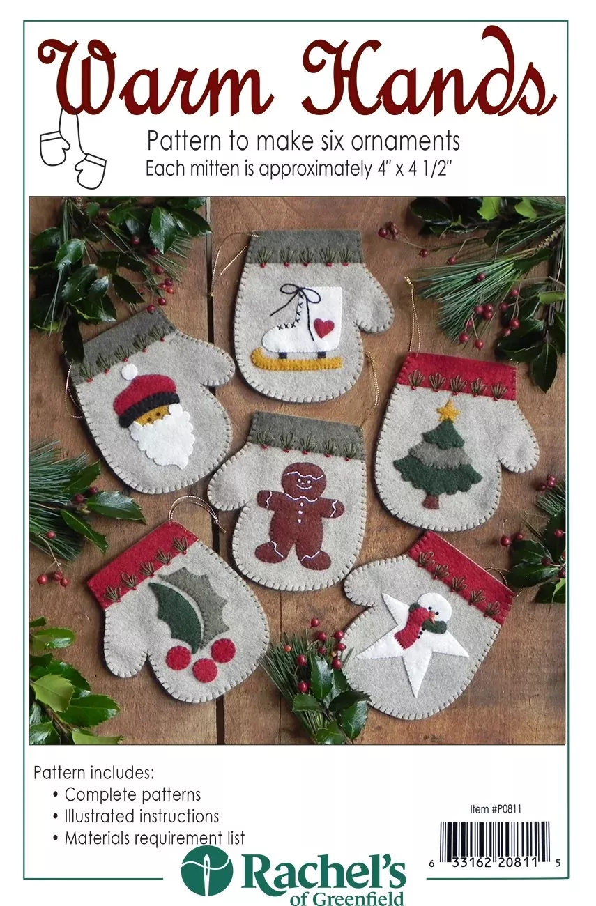 Warm Hands Mitten Ornaments