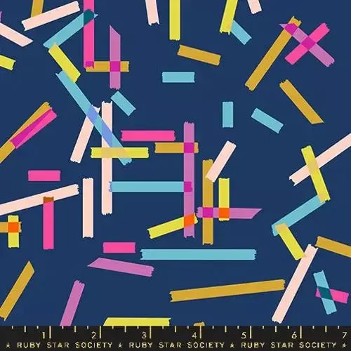 Washi Plus Bluebell Novelty Tape 43″/44″ Fabric Per Yard