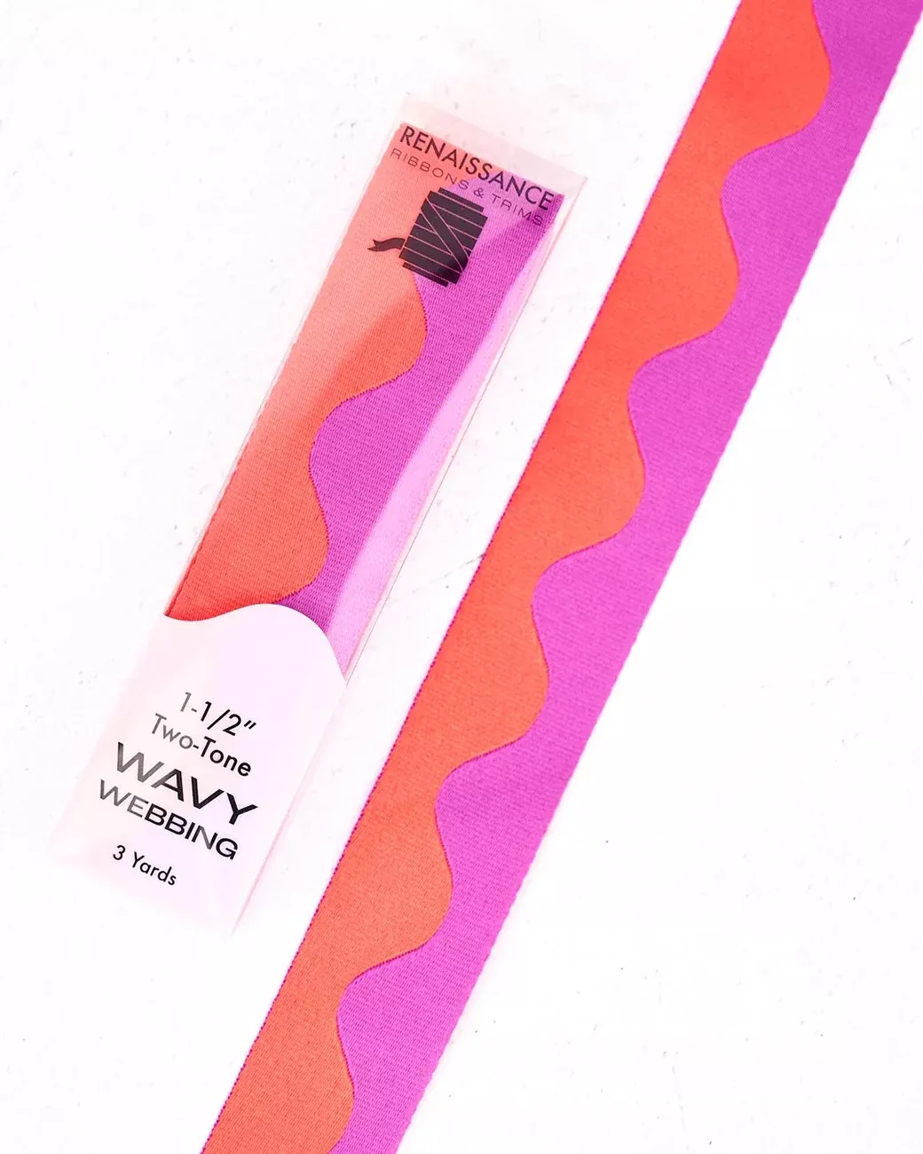 Wavy Webbing Grape Slushy 1-1 /2in x 3yds