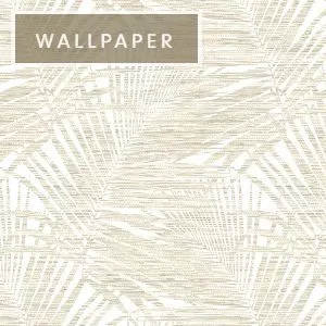 WC102911 Tommy Bahama Home SHADOW PALMS COCONUT 802842WR Peel and Stick Wallpaper