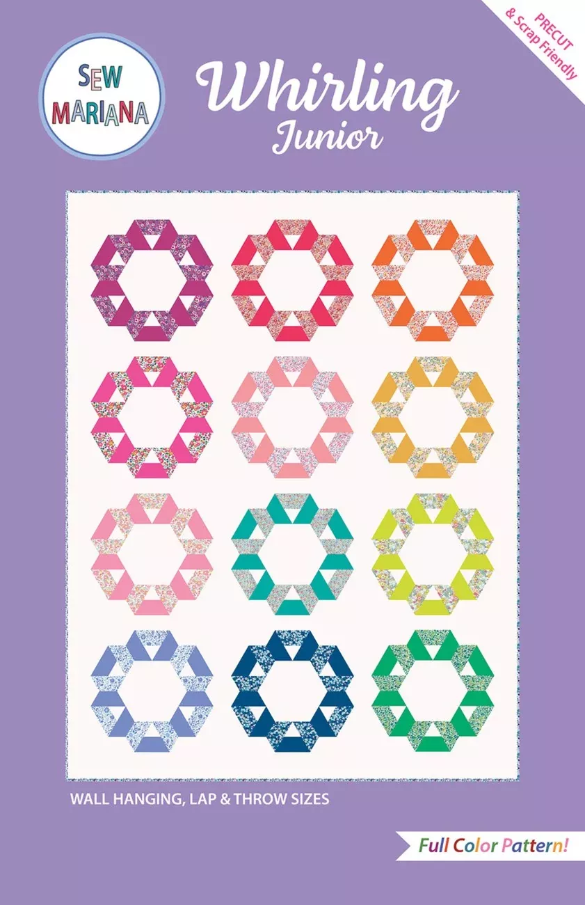 Whirling JUNIOR Quilt Pattern
