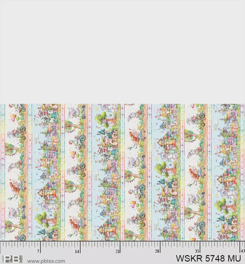 Whiskerville Animal Friends Scenic Stripe