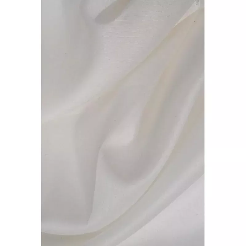 White Cotton Silk Fabric