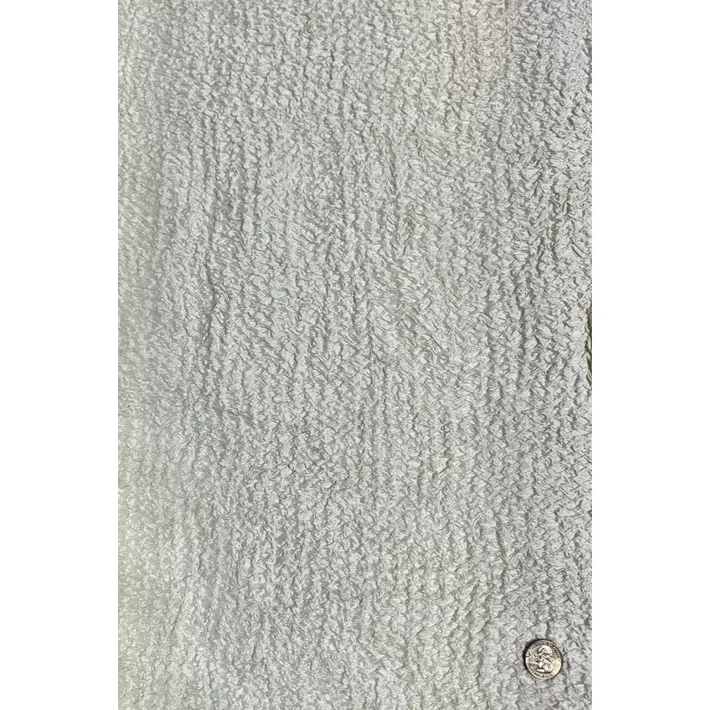 White Embroidered Dupioni Silk MED-393/11