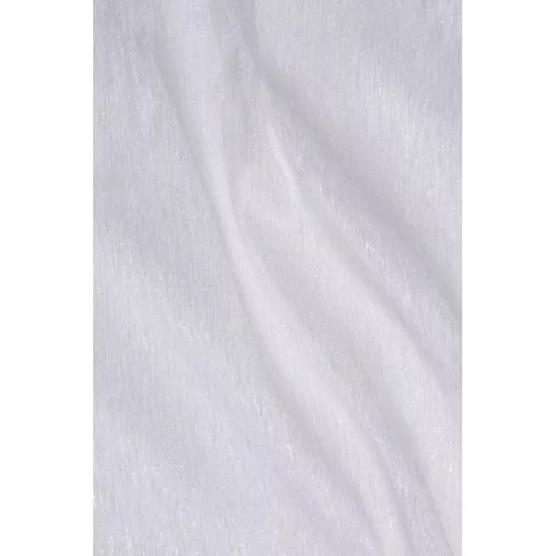 White Metallic Shantung Silk Fabric