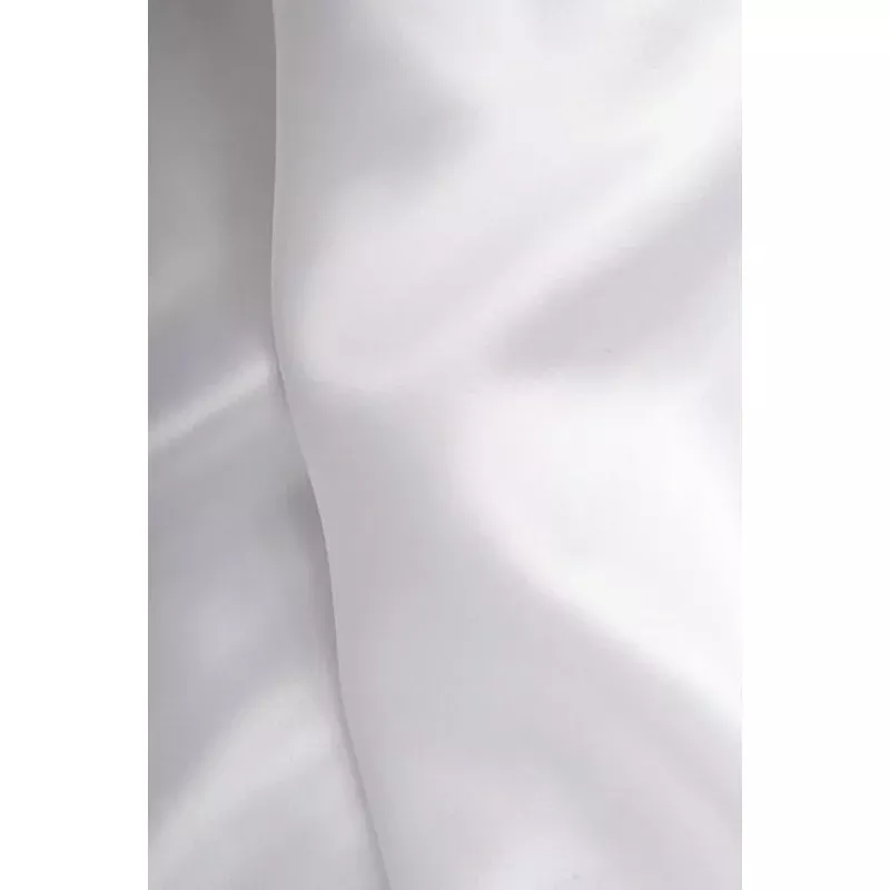 White Silk Charmeuse Wide