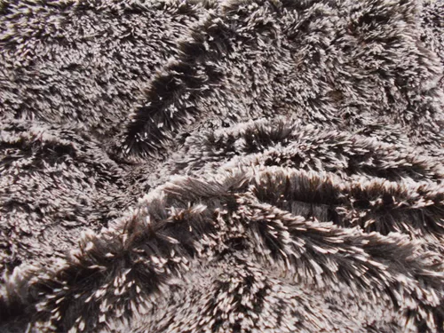 Wholesale Alpaca Faux Fur Fabric - Brown/Ivory - 12 yards