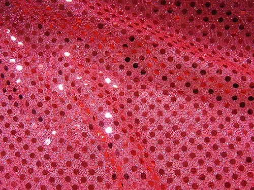 Wholesale Faux Sequin Knit Fabric - 626 Red25 yards