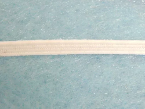Wholesale Flat Braided Elastic 7710 gr.- White 1/8" - 144 yards