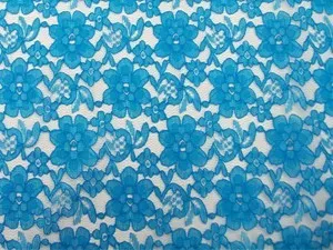 Wholesale Floral Lace - Turquoise,25 yards