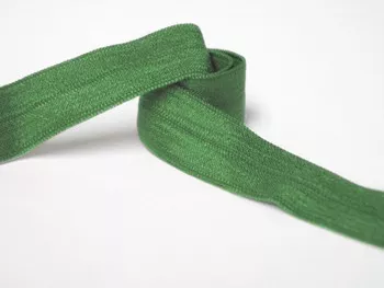 Wholesale Fold Over Elastic - Green #38- 5/8" wide 5 yard roll