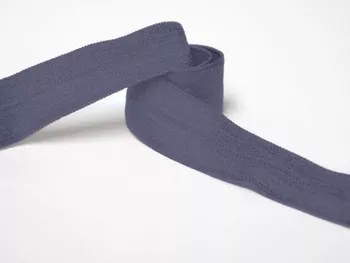 Wholesale Fold Over Elastic - Steel Blue #8- 5/8" wide 5 yard roll