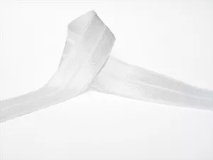 Wholesale Fold Over Elastic - White, 5/8" wide 5 yards