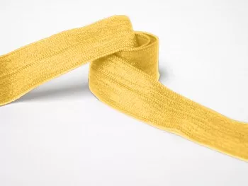 Wholesale Fold Over Elastic - Yellow #34- 5/8" wide 5 yard roll