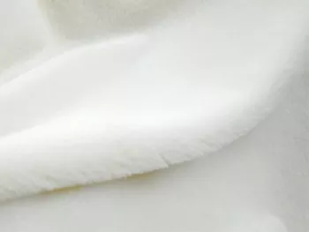Wholesale Luxury Faux Fur Fabric - Rabbit - White12 yards