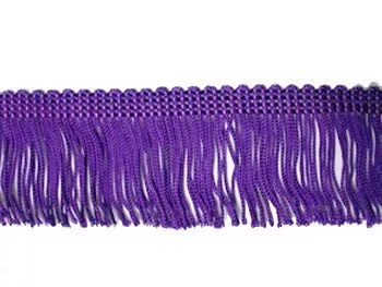 Wholesale Rayon Chainette Fringe - Purple #33, 2 inch- 36 yards
