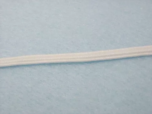 Wholesale Shock Cord Elastic 962 - Oval White- 1/8" 144yds