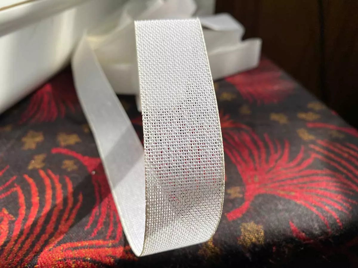 Wholesale Staple Ban-Rol Waistband Interfacing 50yds - Sew-in White 1"