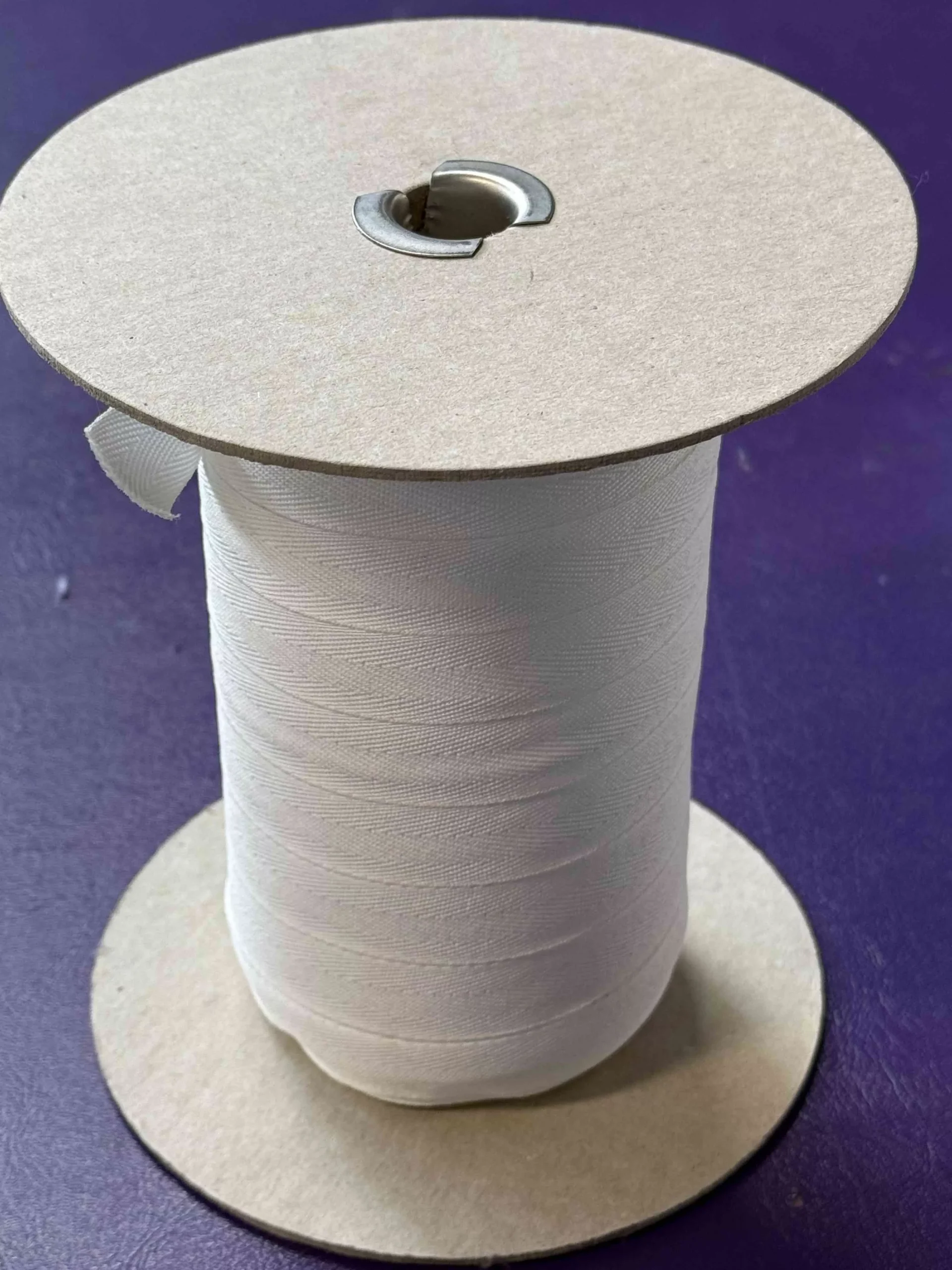 Wholesale Twill Tape - 3/4" Polyester White, 100 yds