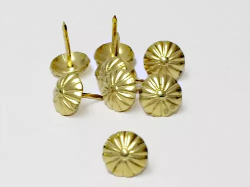 Wholesale Upholstery Nail Heads 1533 - Gilt BrassBox of 1000