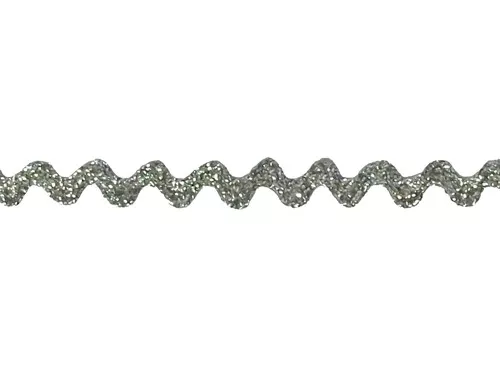 Wholesale Wrights Metallic Baby Rick Rack 224- Silver 070