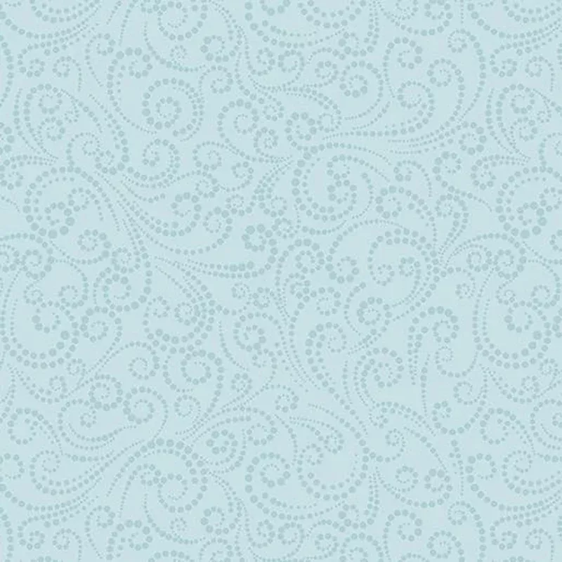A Winter’s Day Dotted Scroll – Aquamarine