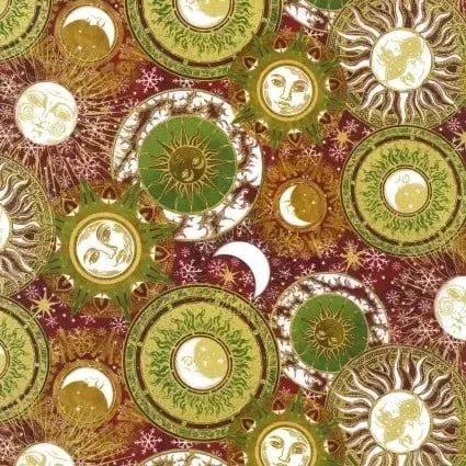 Winter Solstice II Celestial 44″/45″ Fabric Per Yard