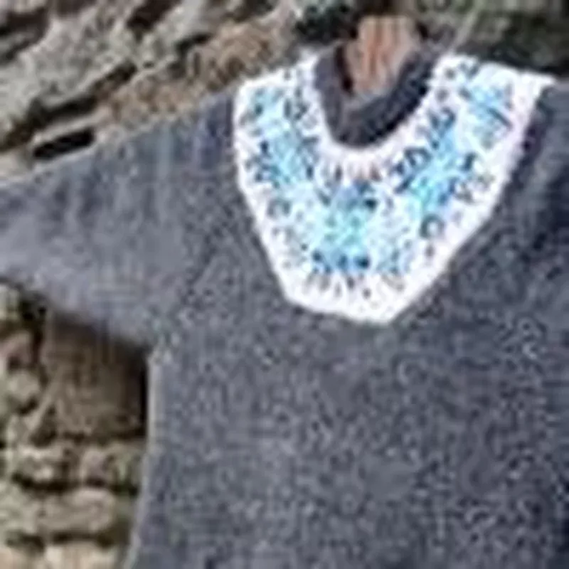 Winter Yoke Gansey Pattern by Sandra Manson