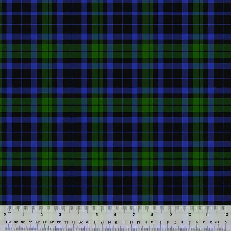Winterfleece Prints Whistler Studios 20174-X Multi Blackwatch Plaid Winterfleece