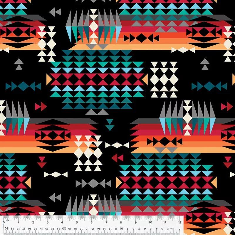 Winterfleece Prints Whistler Studios 52332-2 Black Mountain Pass Winterfleece