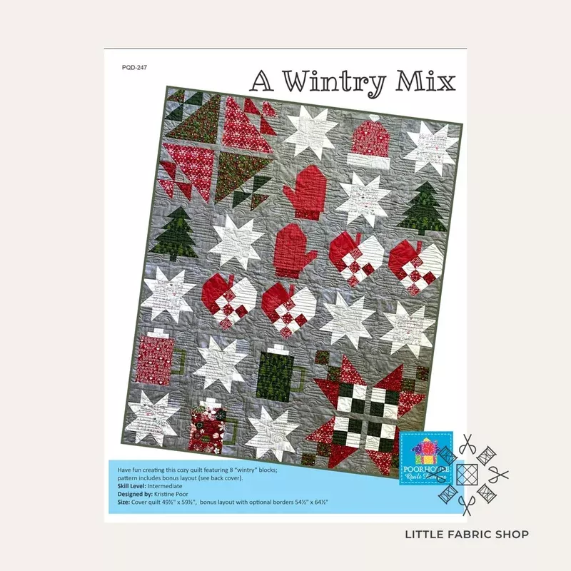 A Wintry Mix | Quilt Pattern | Poorhouse Quilt Designs