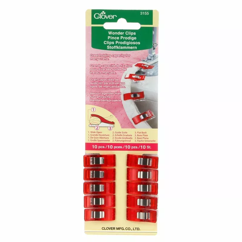 Wonder Clips Red 10 count