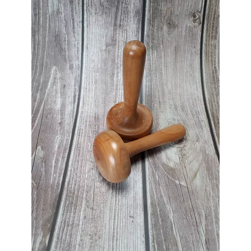 Wooden darning mushroom