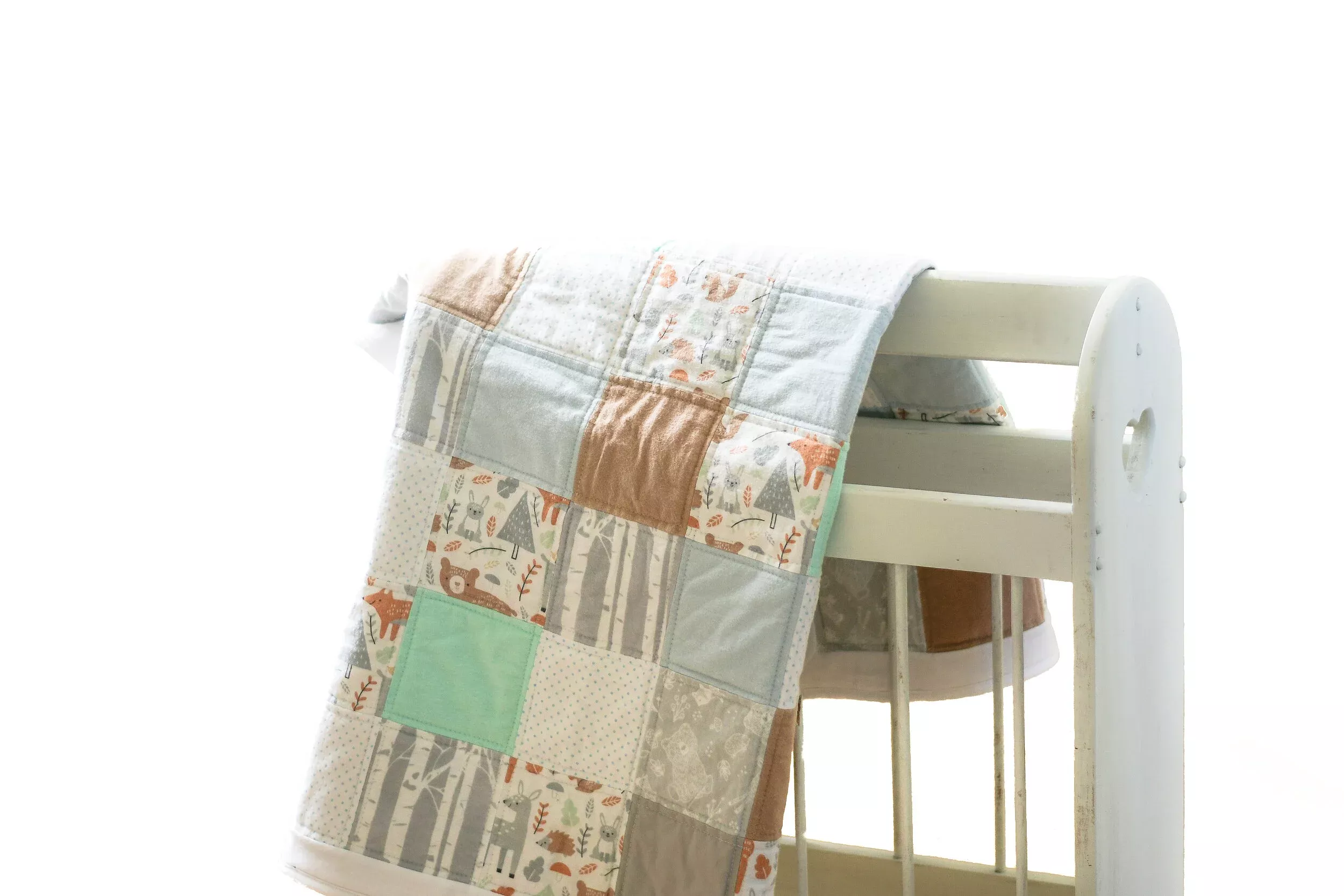 Woodland Creatures Baby Quilt