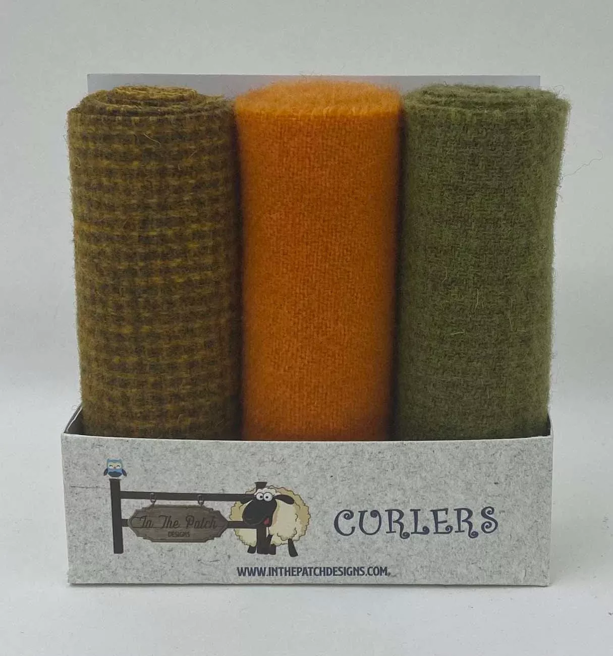 Wool Curlers 4in X 16in Harvest