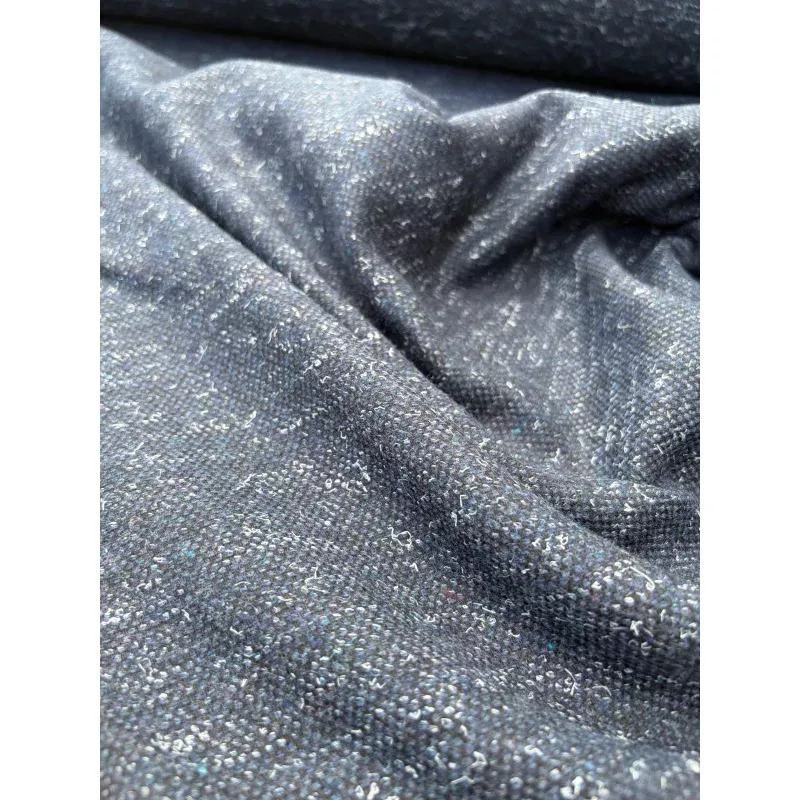 WOOL EDIT 020 indigo mlange wool drape