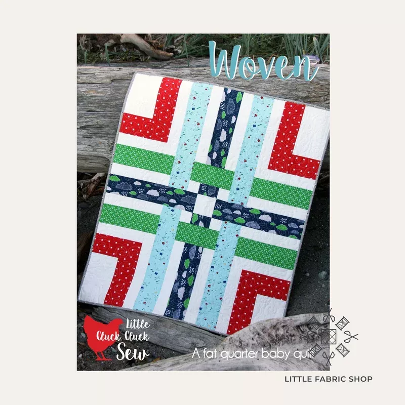 Woven Pattern | Baby Quilt Pattern | Cluck Cluck Sew