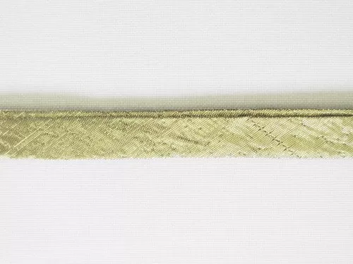 Wrights Metallic Extra Wide Double Fold Bias Tape- Gold 46