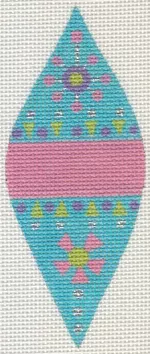 Zecca Designs – Aqua Drop Ornament