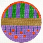 Zecca Designs – Circle Stripe Ornament