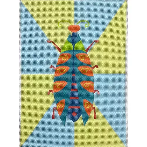 Zecca Designs – Teal Beetle
