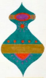 Zecca Designs – Teal Turbin Ornament