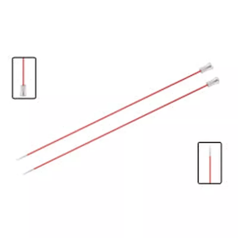 Zing single pointed needles by KnitPro