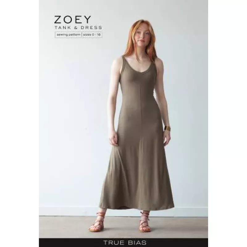 Zoey Tank & Dress Pattern – sizes 0-18